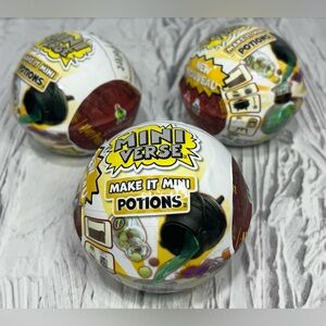 MGA Harry Potter Miniverse Mini Potions Lot of 3x  Sealed - New